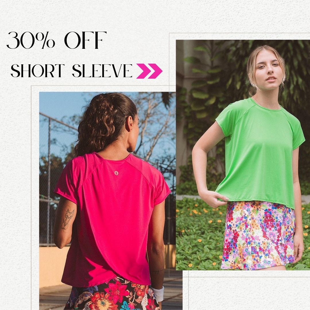 30% off short sleeves 