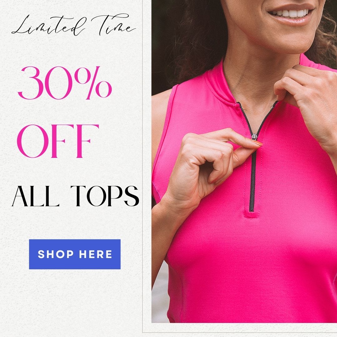 30% off all tops 