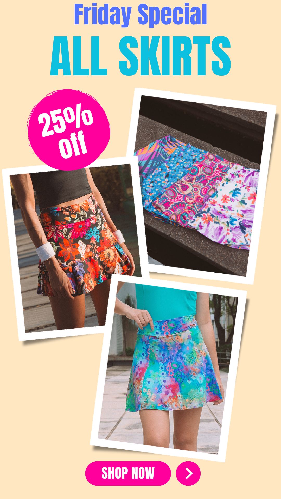 25% off all skirts