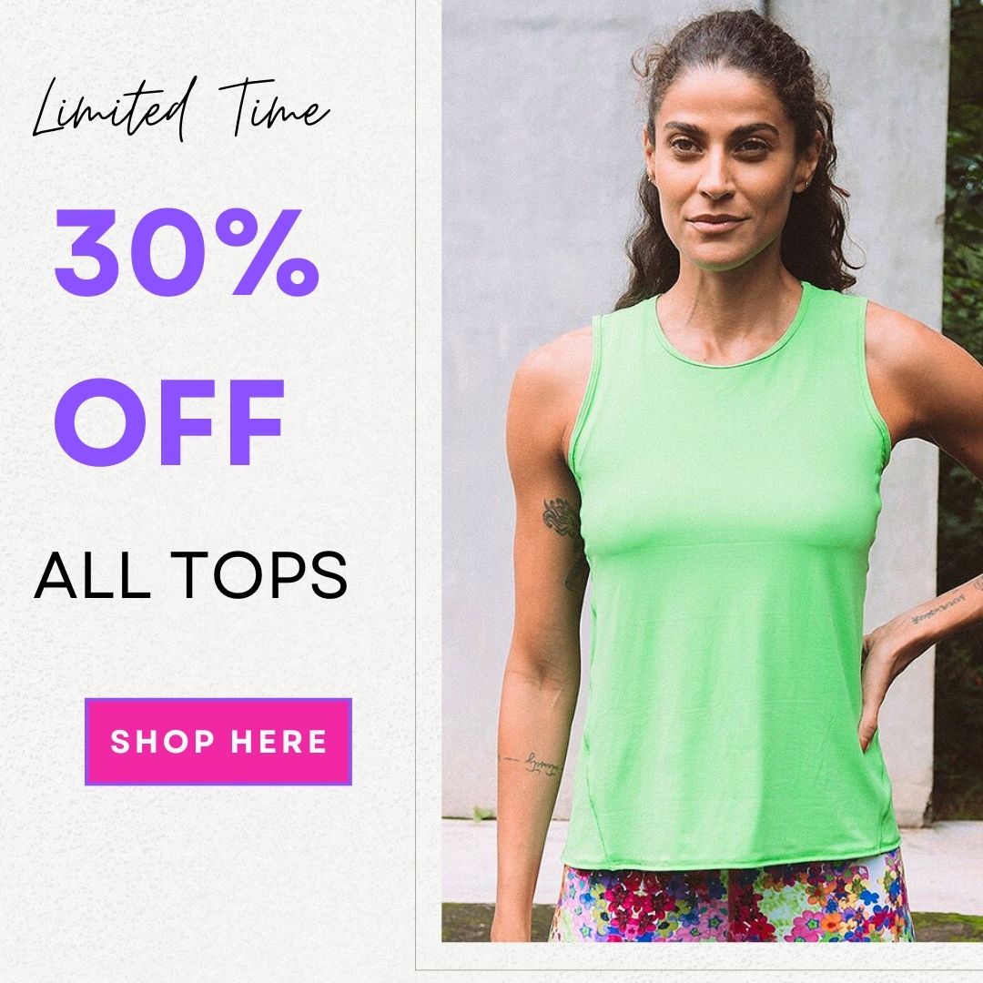 30% off all tops 